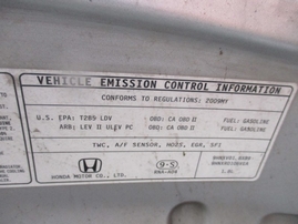 2009 HONDA CIVIC LX SILVER 4DR 1.8L VTEC AT A16320